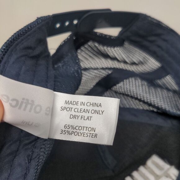 Dunder Mifflin Inc. Paper Company Trucker Hat Blue One Size Embroidered Mesh - Picture 8 of 8